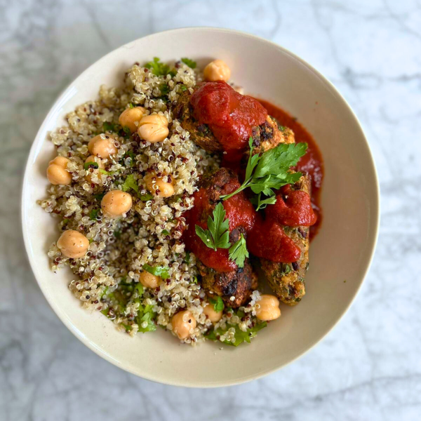 ANNA JONES' KOFTES WITH SPICED TOMATO