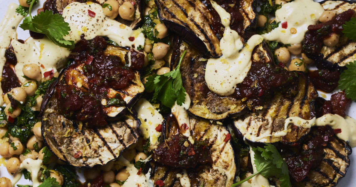 Grilled Aubergine Salad | Detox Kitchen