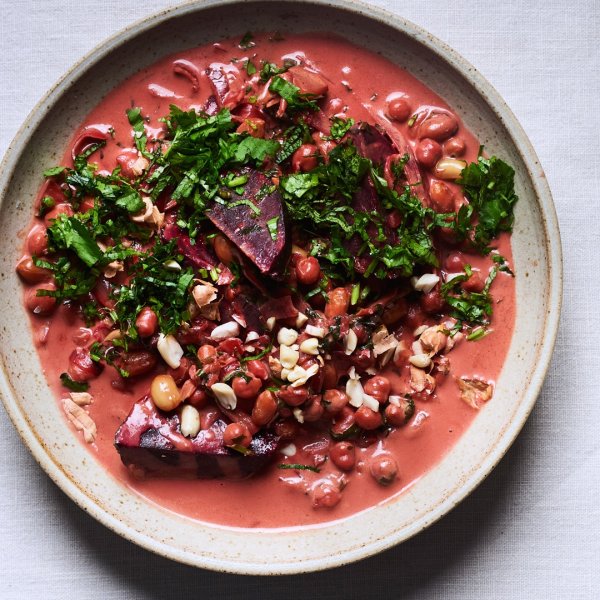 Beetroot and Chickpea Curry