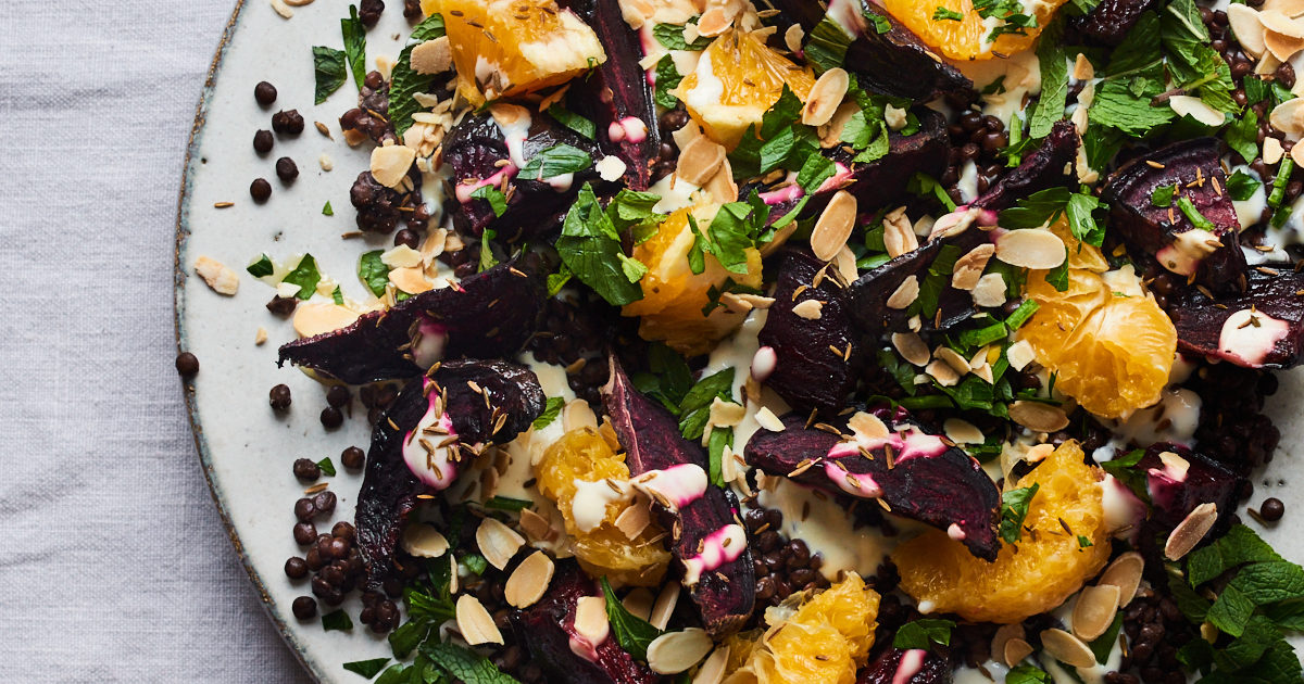 Beetroot, orange and cumin salad with yoghurty… | Detox Kitchen