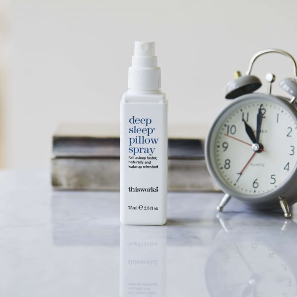 Getting your beauty sleep with This Works.