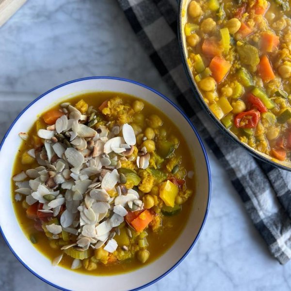 The Go-To Chickpea Dal