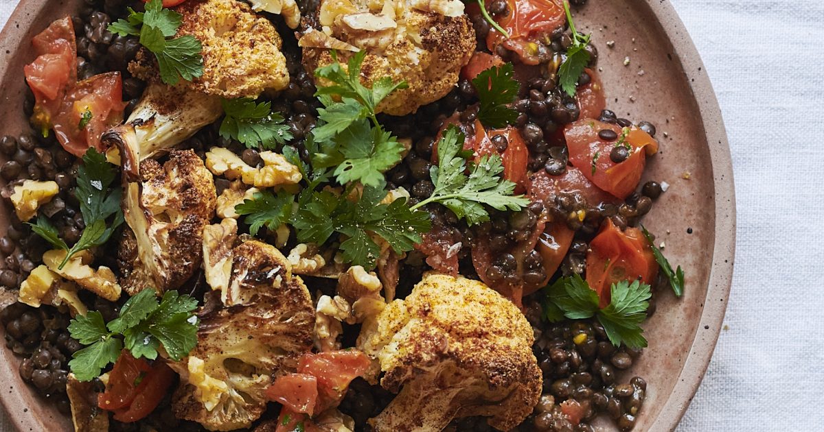 Madeleine Shaw's Spiced Cauliflower and Lentils Detox Kitchen