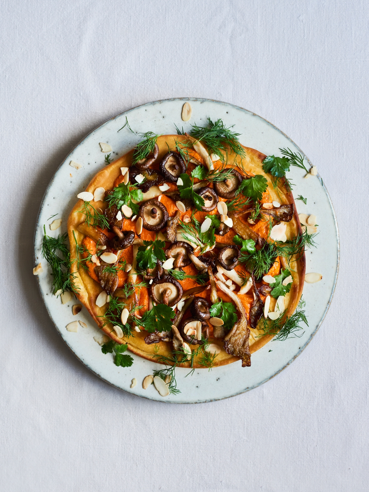 Wild Mushroom & Romesco Farinata