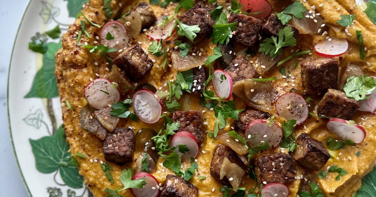 Roasted squash and peanut dip with tempeh and… | Detox Kitchen
