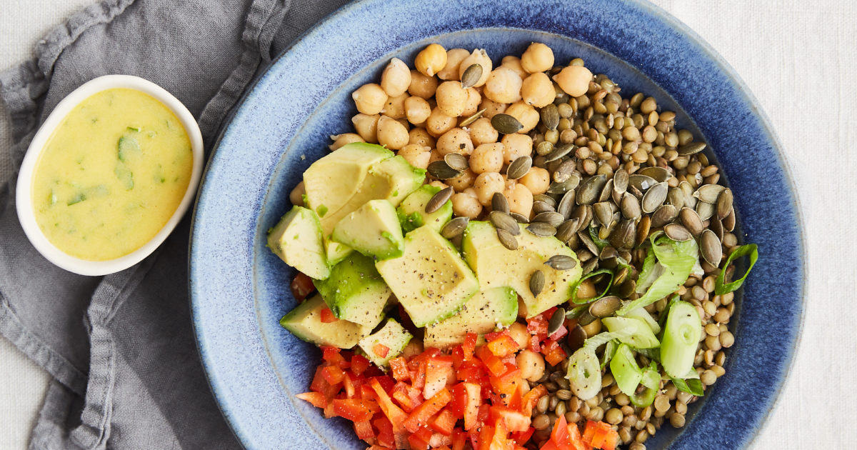WARM LENTIL & CHICKPEA SALAD | Detox Kitchen