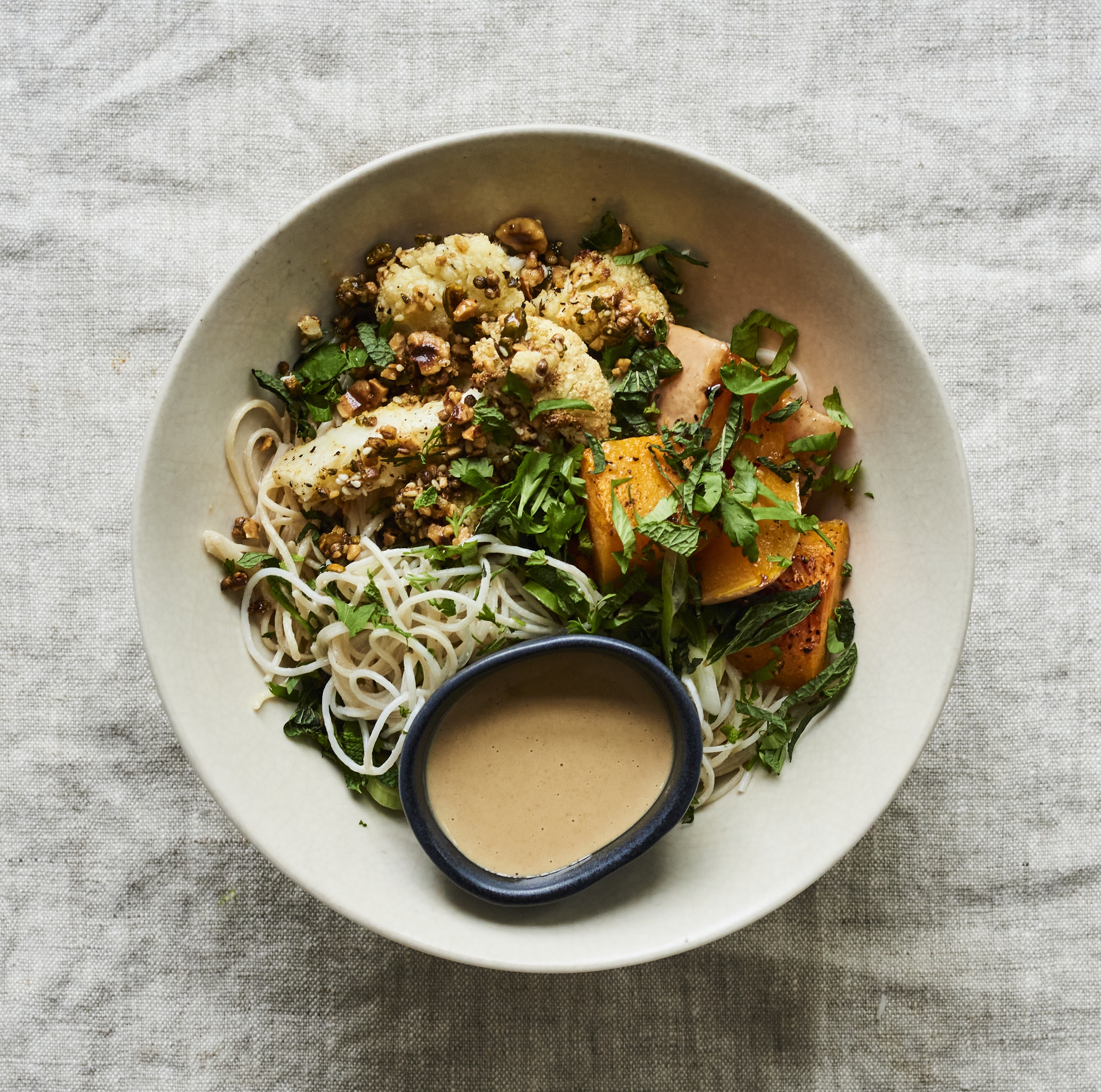 Dukkah Cauliflower Noodles