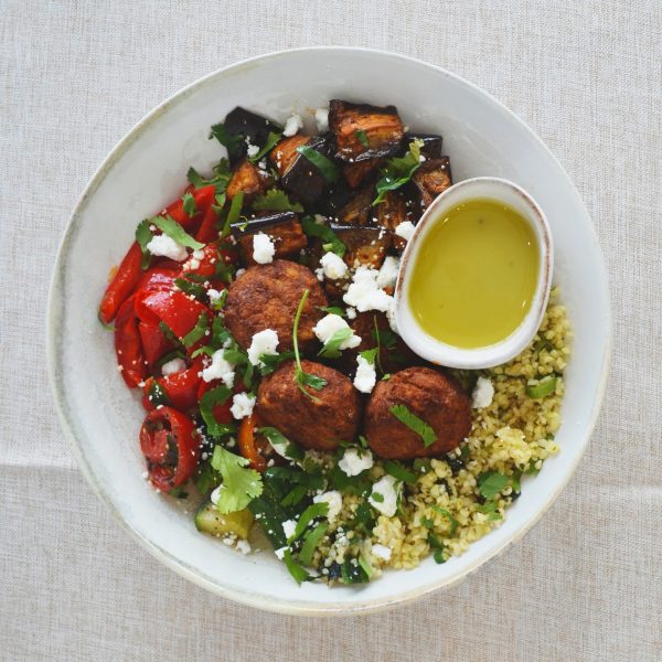 Mediterranean Mezze with Falafel