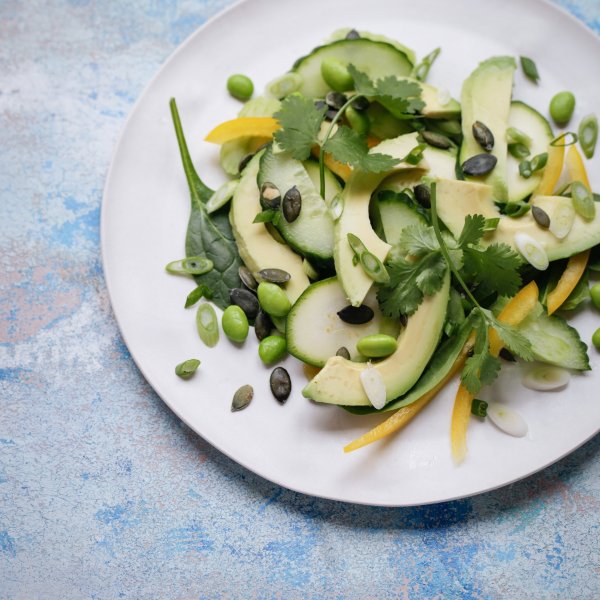 Avocado and Cucumber Salad