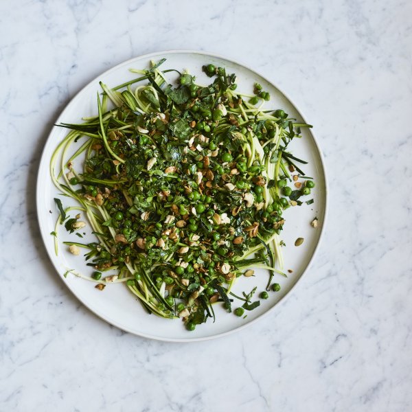 Courgette and Pea Salad