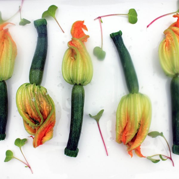 Stuffed Courgette Flowers